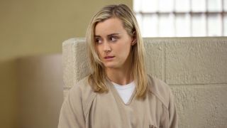 Taylor Schilling on Orange is the New Black.
