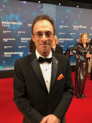 Event Horizon Telescope project leader Shep Doeleman on the red carpet before the Breakthrough Prize ceremony at NASA's Ames Research Center on Nov. 3, 2019.