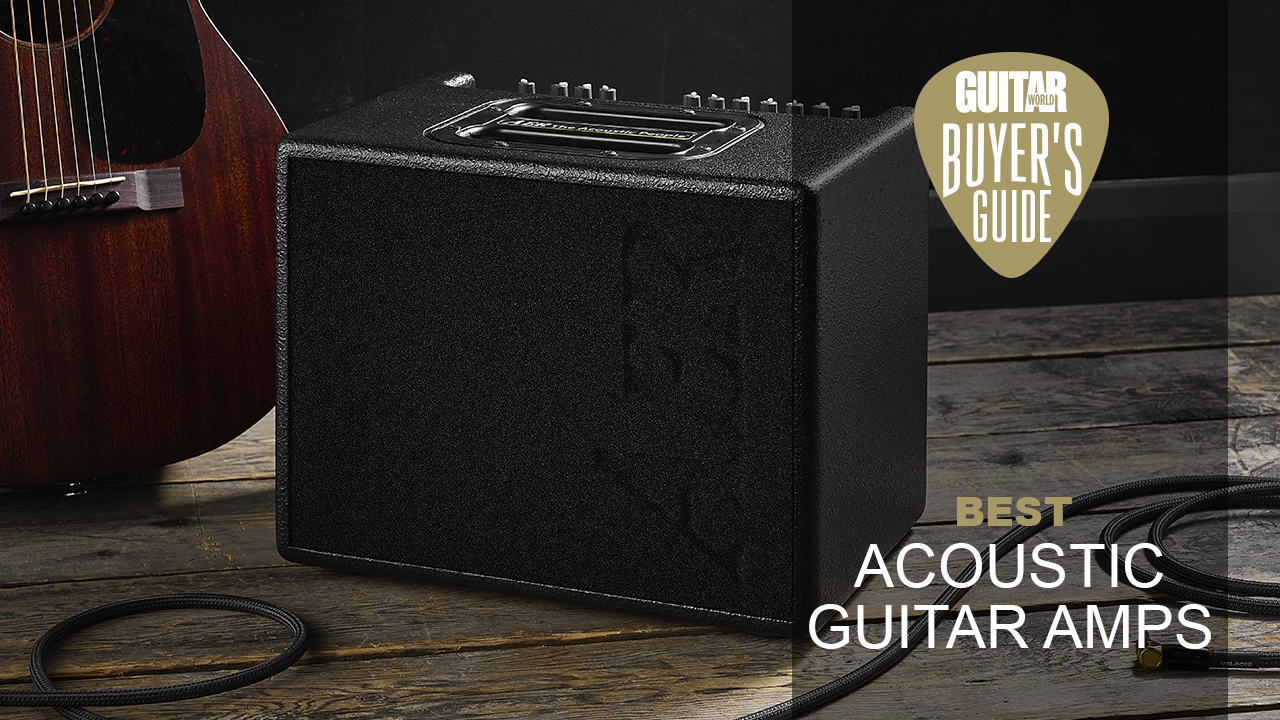 AER Compact 60 with an acoustic guitar 