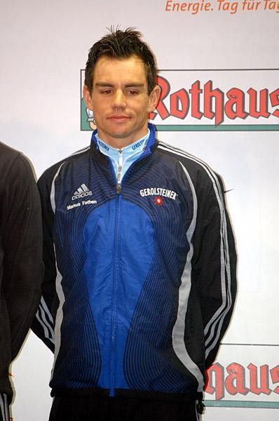 Markus Fothen (Gerolsteiner) didn't enjoy the weather so much