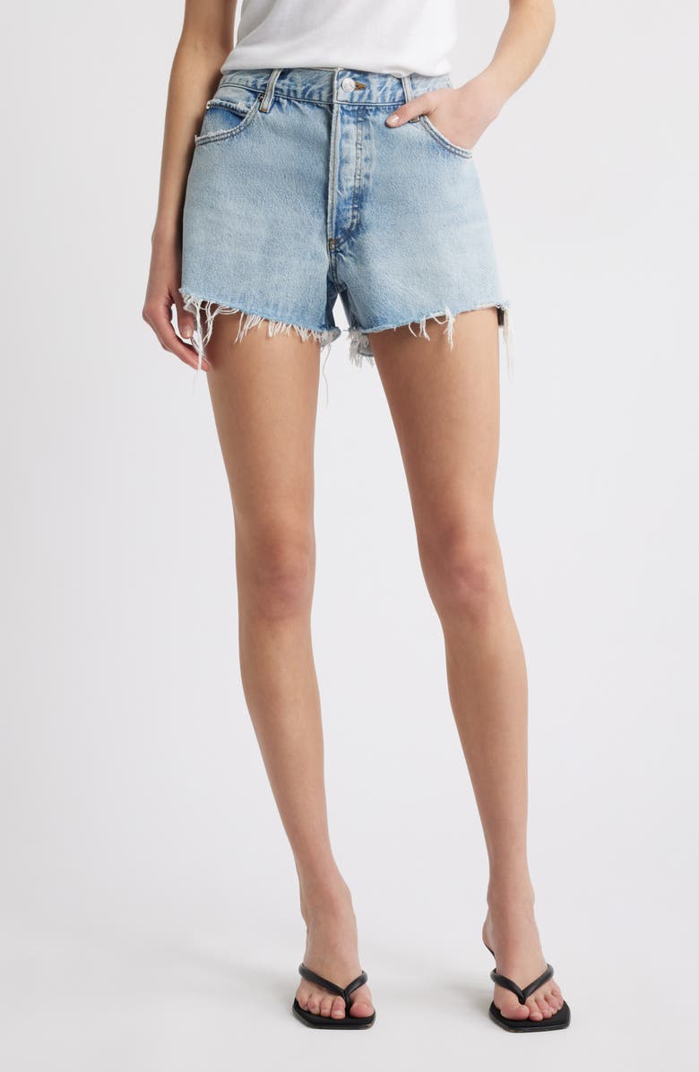 The Hang Frayed Hem Denim Short
