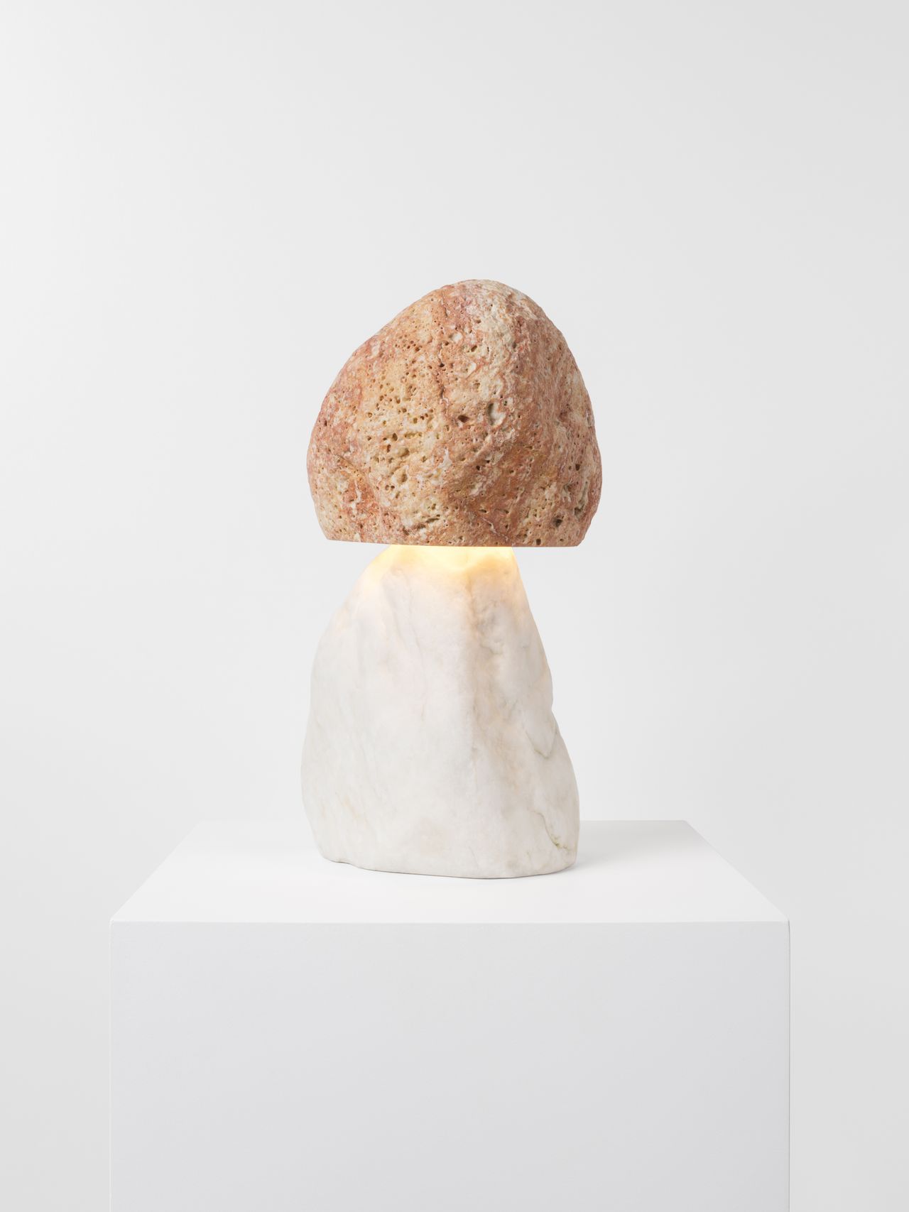 Lamps made from stones