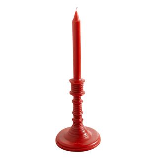 red dinner candle