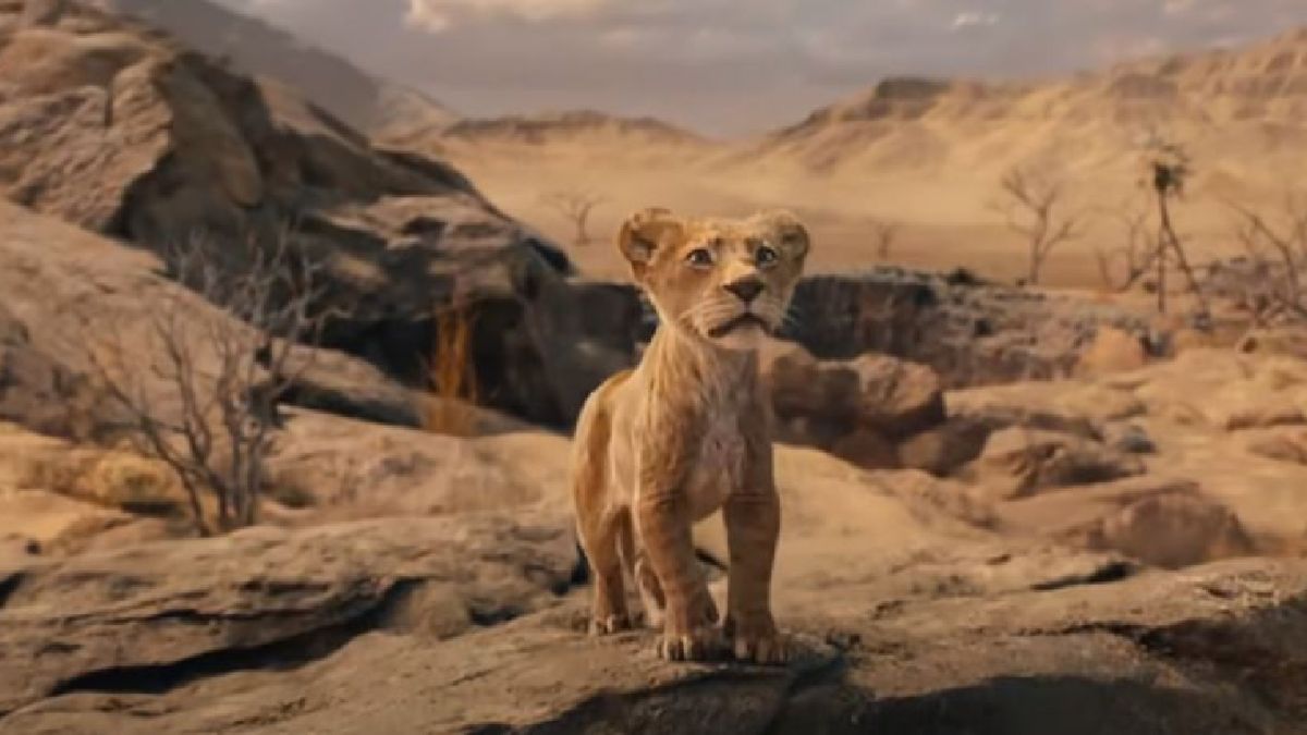 Baby Mufasa in Mufasa: The Lion King.