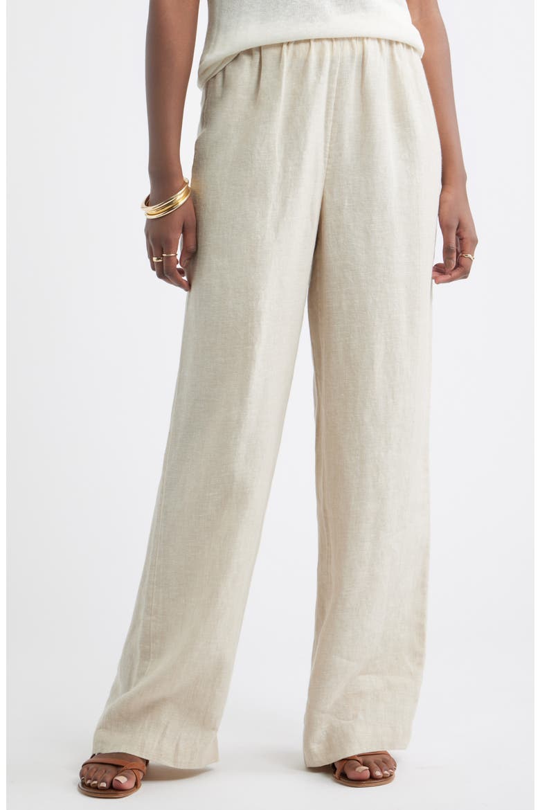 Wide Leg Linen Pants