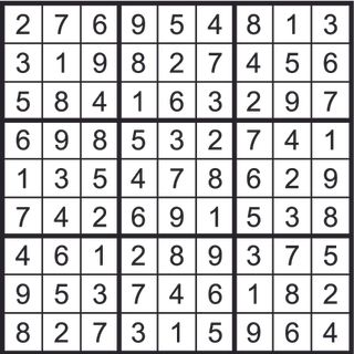 Sudoku solution