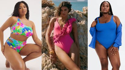 best cheap swimsuits: Simple Be, Zara, Mango