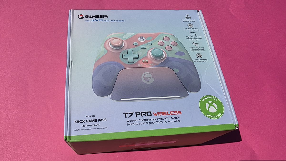 Pastel colored game controller