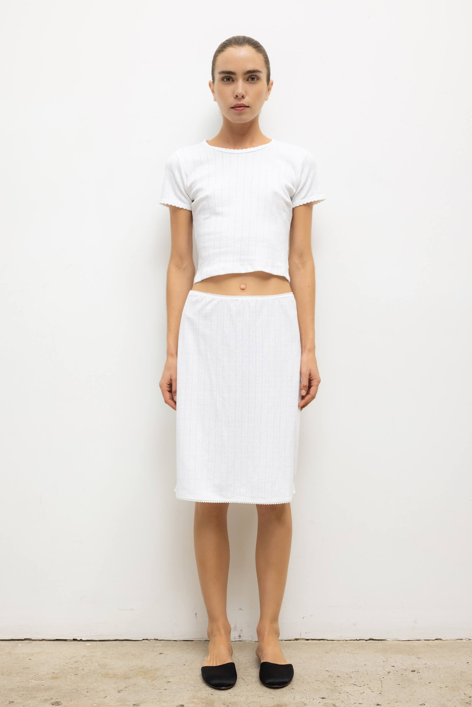 Pointelle Skirt