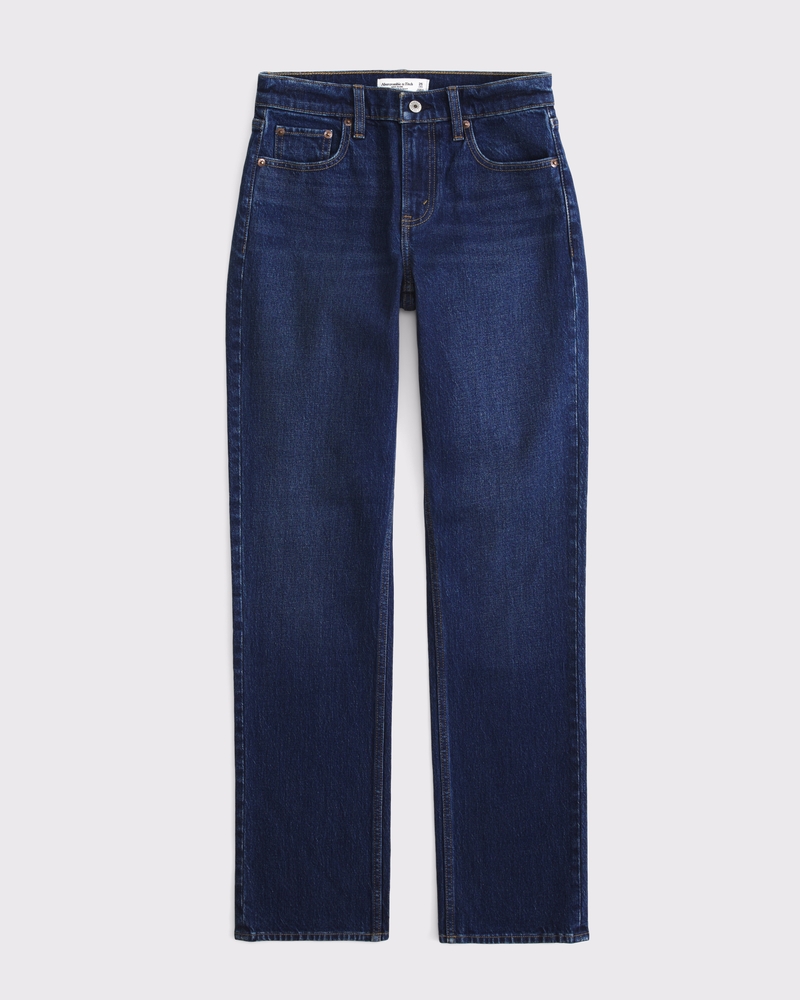 Curve Love Mid Rise 90s Straight Jean