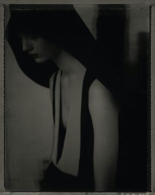 Black and white portrait of woman: La Ralentie 2011