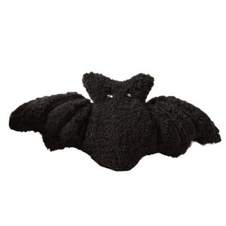 Fuzzy bat throw pillow