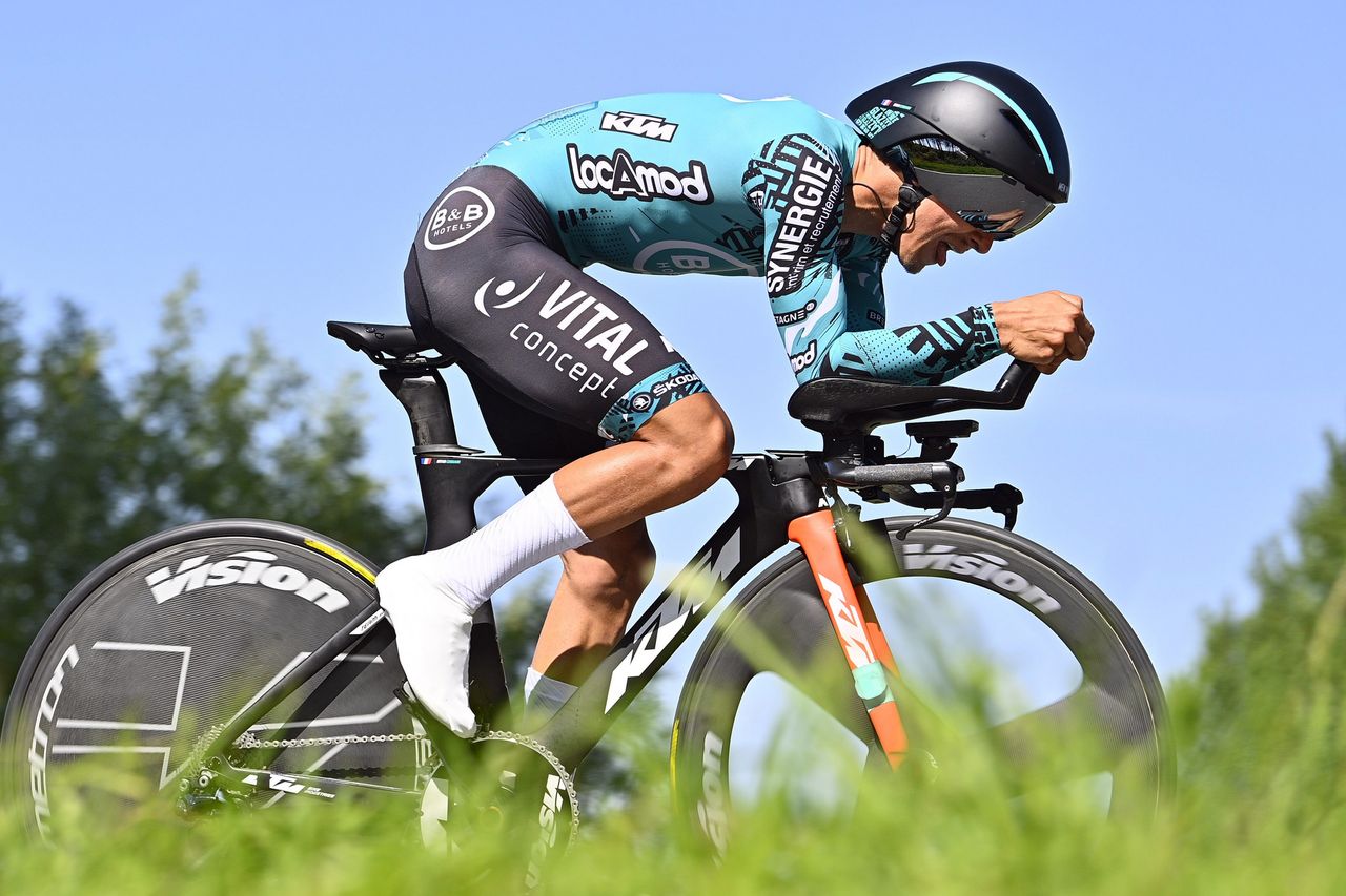 Baloise Belgium Tour 2021 - 91st Edition - 2nd stage Knokke Heist - Knokke Heist 11,2 km - 10/06/2021 - Bryan Coquard (FRA - B&amp;B Hotels P/B KTM) - photo Gregory Van Gansen/PN/BettiniPhoto&Acirc;&copy;2021