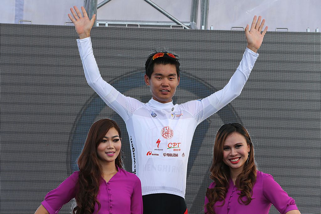 Meiyin Wang in the best Asian rider jersey