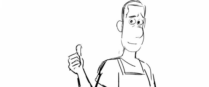 Pixar Soul storyboard