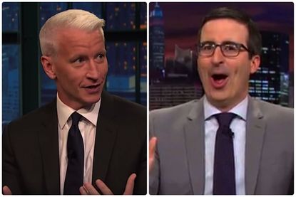 Anderson Cooper and John Oliver disagree about Trump's staying power