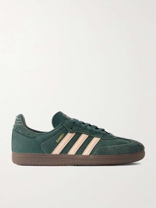 Samba Og Leather-Trimmed Nubuck and Suede Sneakers