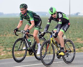 Thomas Voeckler escapes with Anthony Delaplace on stage one of the 2015 Paris-Nice