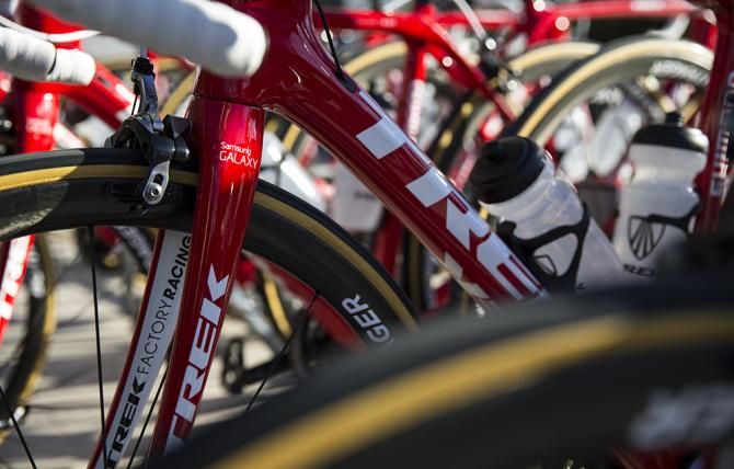 2015 Trek Factory Racing's Domane 6 Series - Ready to ride at the team camp