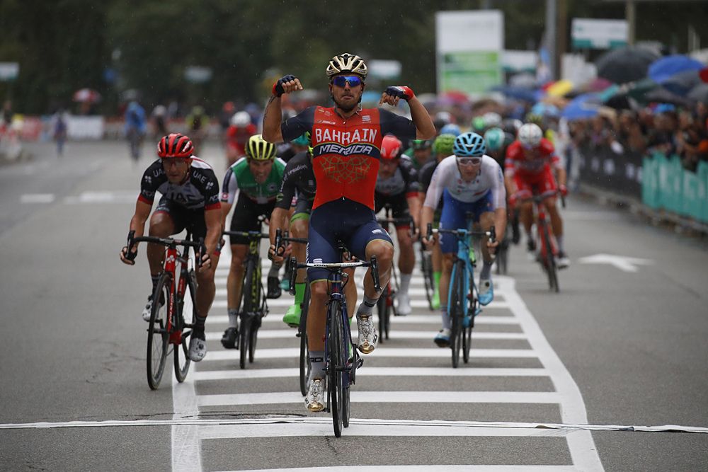 Sonny Colbrelli (Bahrain-Merida) wins Coppa Bernocchi