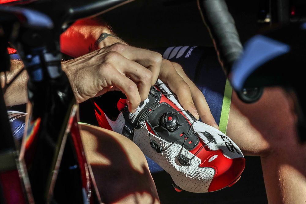 Even the shoes get some TLC at team camp