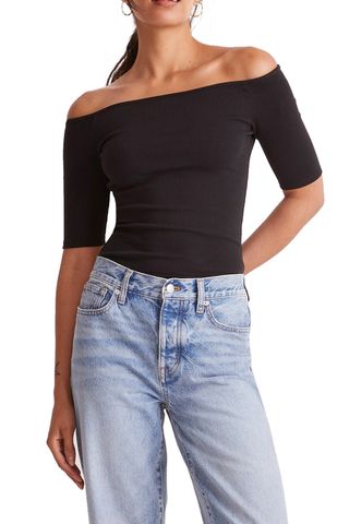 Madewell Off The Shoulder T-Shirt
