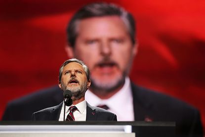 Jerry Fallwell Jr. addresses the Republican National Convention