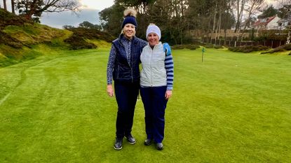 Carly Cummins with Lady Captain