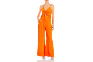 Solid & Striped The Lucia Ruched Matching set orange