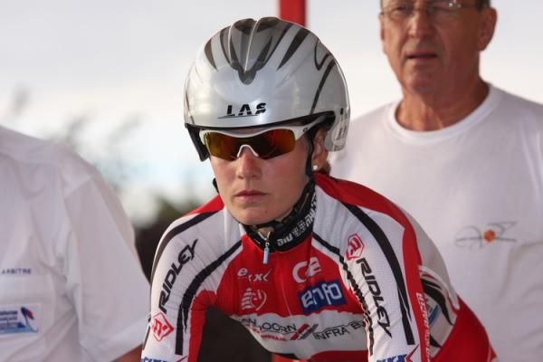Emma Johansson at the start.