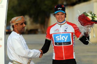 Edvald Boasson Hagen take overall lead, Tour of Oman 2010, stage two