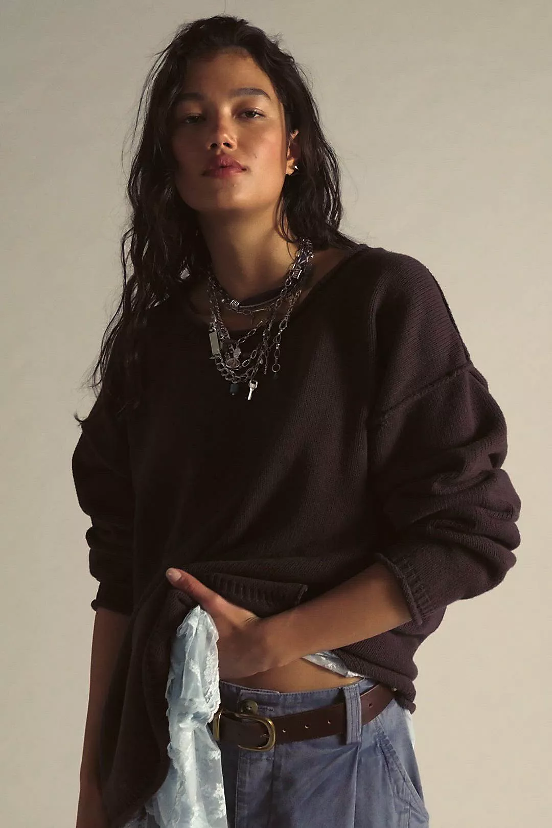 We the Free Ella Roll-Neck Knit Sweater