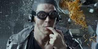 Evan Peters as Quicksilver Time in a Bottle scene X-Men: Days of Future Past