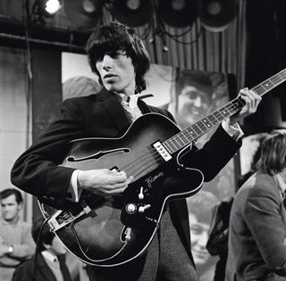 Bill Wyman onstage in 1965