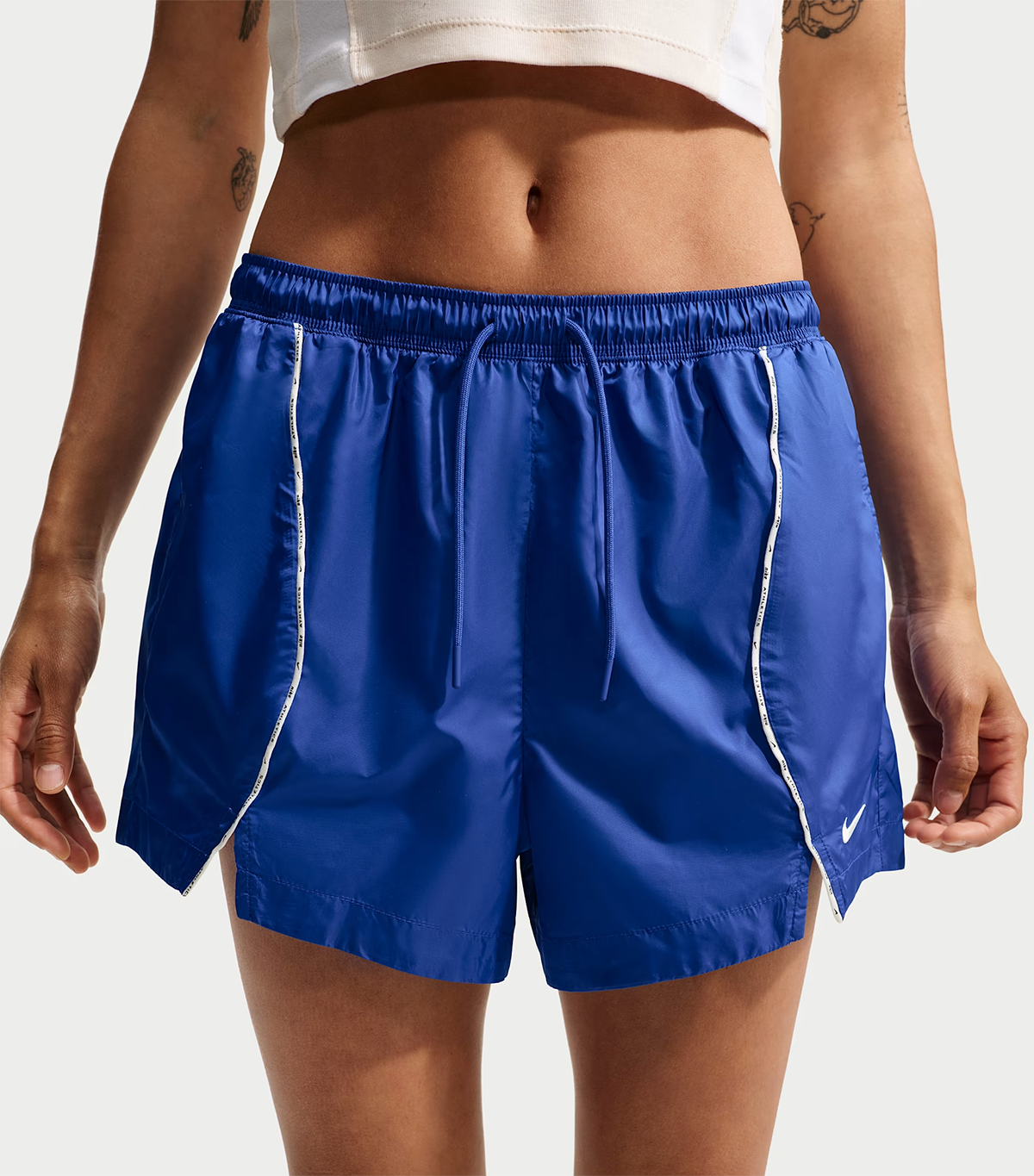 Nike, Nike Sportswear Women's Loose Mid-Rise Repel Woven Shorts - Old Royal/sail/sail - Size Xs