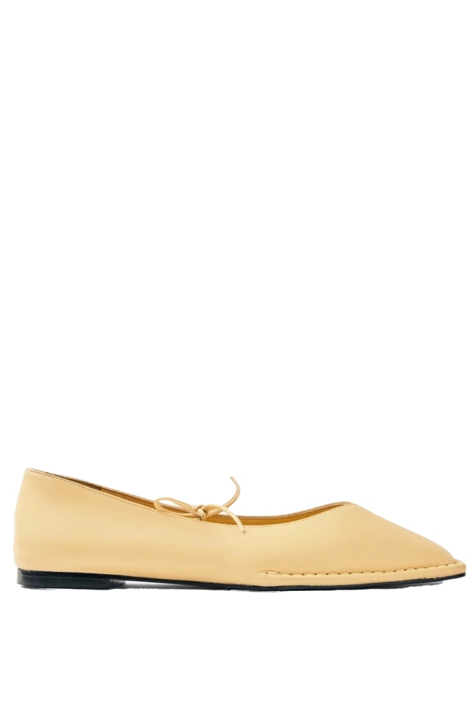 Sway quadrat toe ballet flat