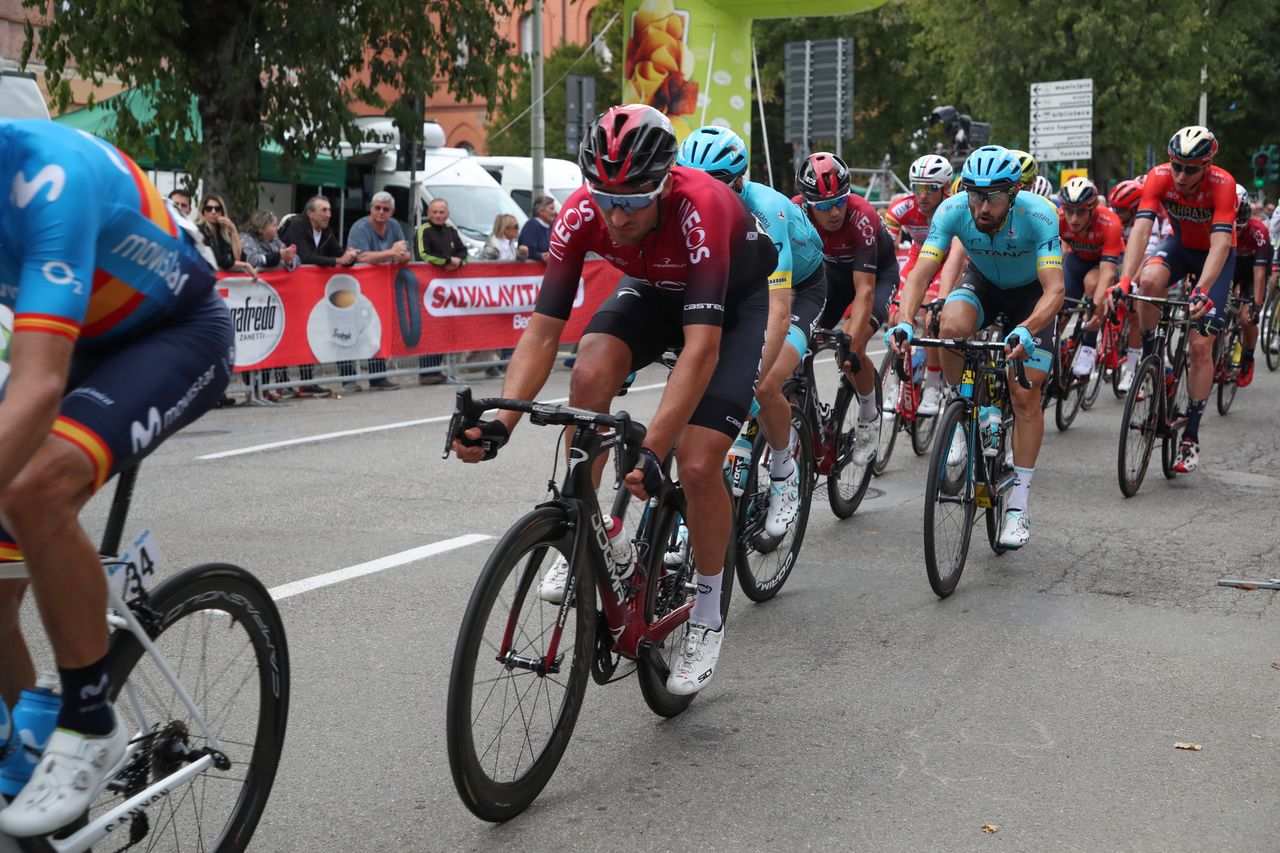 Gianni Moscon (Team Ineos) in the peloton