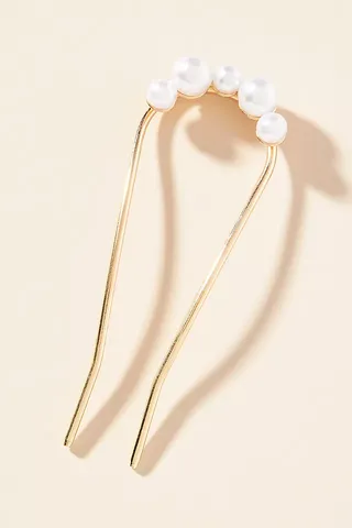 Bindya Pearl-Trim Hair Pin