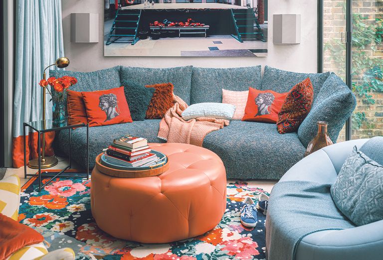 15 Cozy Living Room Ideas Style Up A, Red And Blue Living Room Ideas