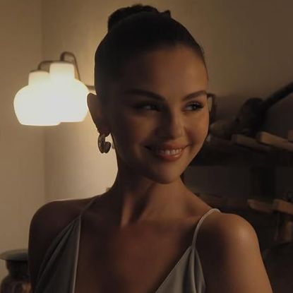 Selena Gomez celebrated her Emmys after-party at home in another custom Louis Vuitton dress