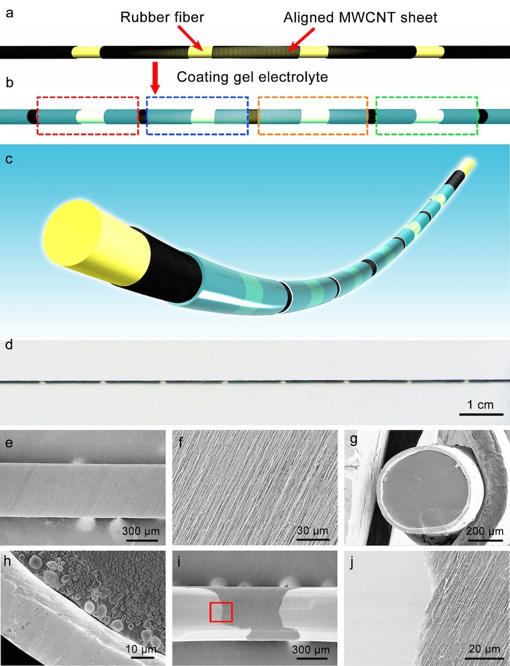 charging fiber inspired by electric eels.