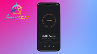Amnezia VPN running on a mobile device
