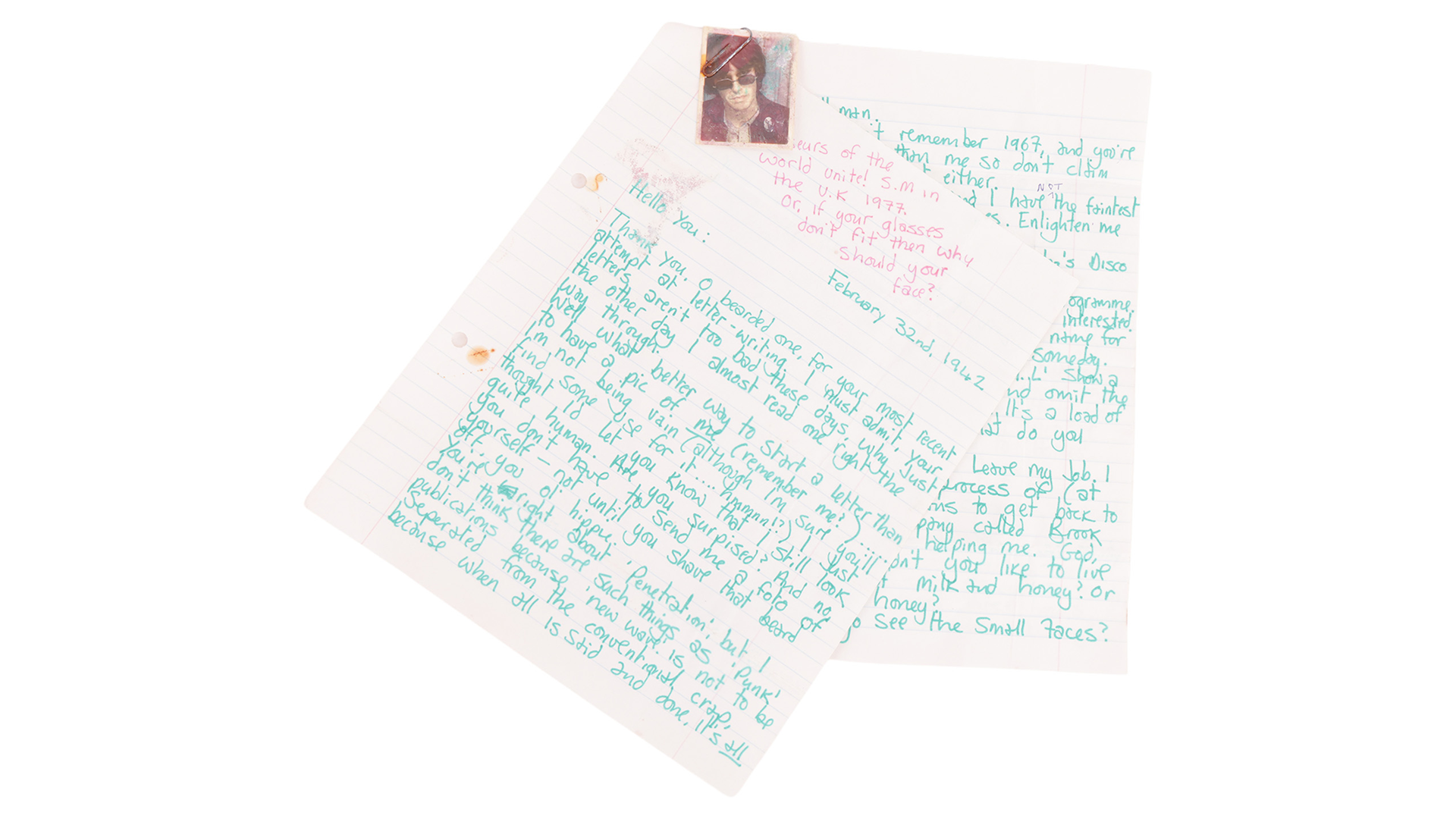 Morrissey correspondence