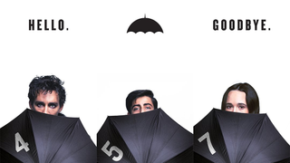 The Umbrella Academy -sarjan päähenkilöt sateenvarjojen takana
