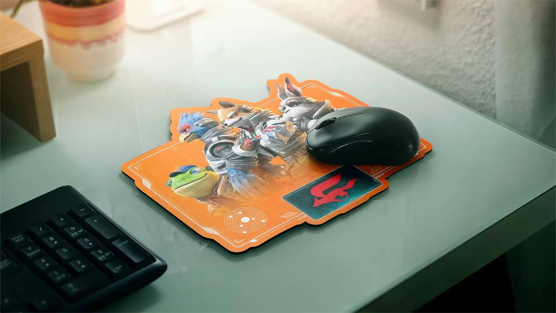 Official image by Nintendo of the Star Fox Mousepad Nintendo reward.