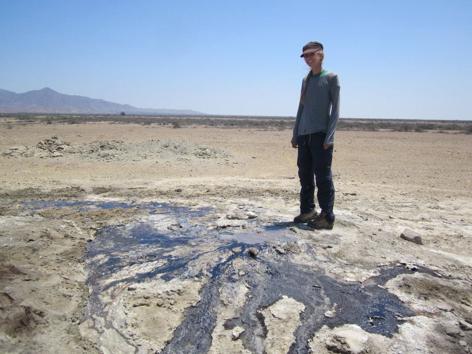 The arid landscape at Peru's Talara Tar Seeps (shown here) was grassland and forest some 15,000 years ago.