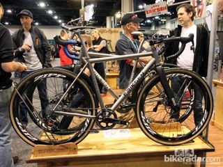 Eriksen showed off this titanium gravel grinder at NAHBS but the reality is that company has always been able to build such a thing