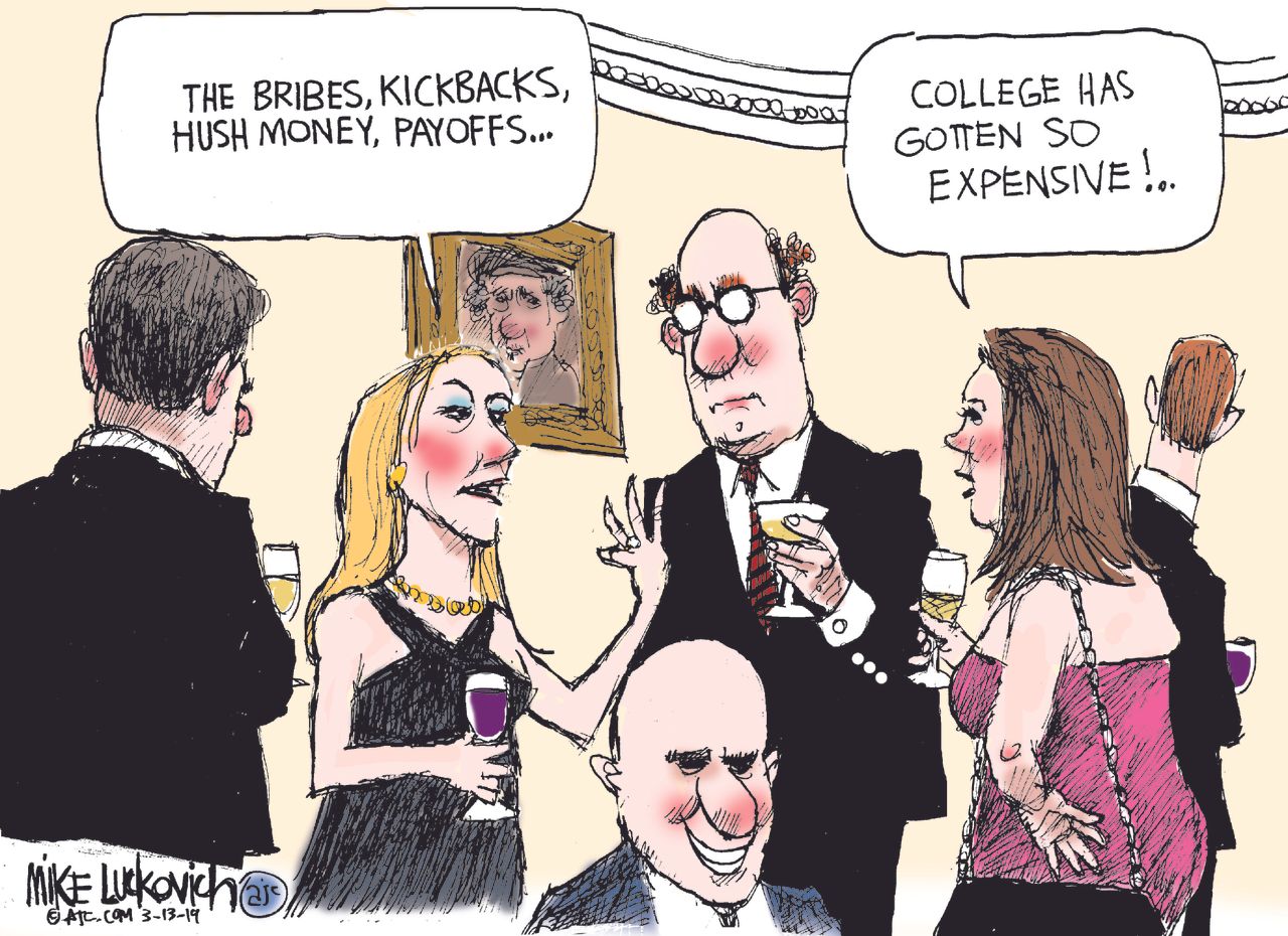 Editorial&amp;amp;nbsp;Cartoon&amp;amp;nbsp;U.S. College Admissions Scandal Bribery