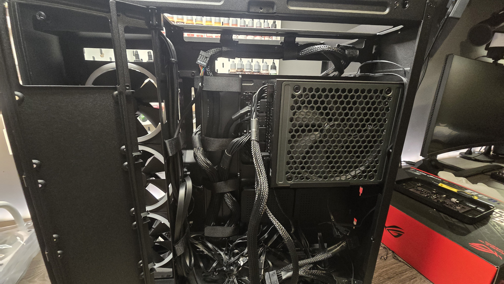 The various steps to building a gaming PC, from installing the CPU and GPU to cable management.