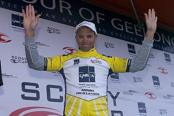 Jonathan Cantwell (Fly V Australia) remains in the GMHBA Tour of Geelong leader's jersey after stage two of the five day tour around Geelong.